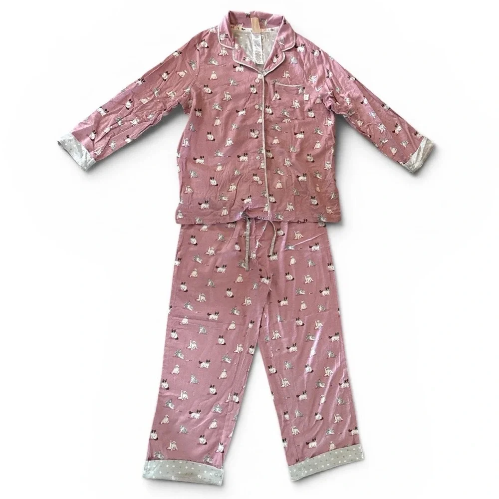 Munki Munki Pajama Set Womens Size Medium